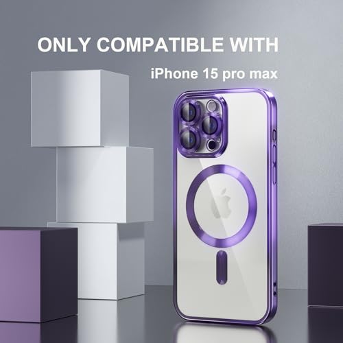 Image of Misea Magnetic for iPhone 15 Pro Max Case Compatible with MagSafe