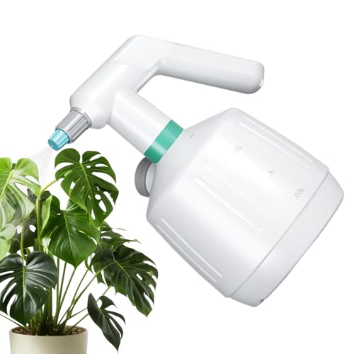 Niesel Botella pulverizadora eléctrica – Pulverizador automático para plantas, latas alimentadas por batería de 2 L para jardinería interior, césped, fertilización, limpieza de patio