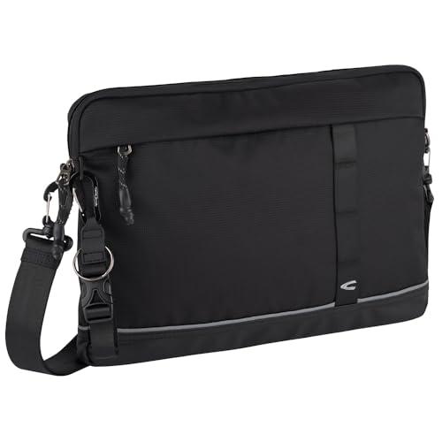 camel active Herren Connect Laptoptasche mit Handyfach Schwarz, Menswear-L