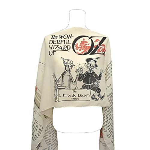Universal Zone The Wonderful Wizard of Oz Chiffon Scarf, Light Scarf for Spring and Summer in Beige
