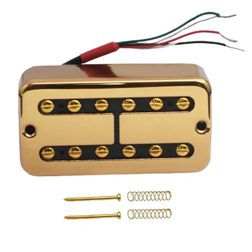 Micro Humbucker double bobine pour micro manche de guitare électrique à texture métallique