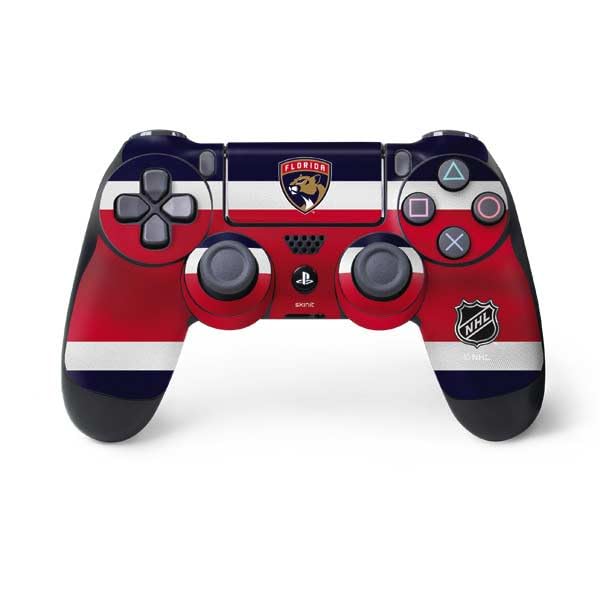 Skinit Decal Gaming Skin Compatible with PS4 Controller - Officially Licensed NHL Florida Panthers Alternate Jersey Design