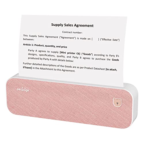 Impresora de papel A4 térmica Karlak mini impresora fotográfica móvil Bluetooth USB portátil 2
