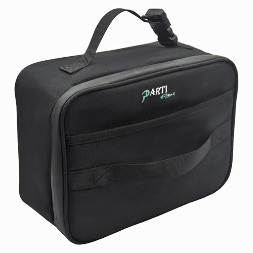 PARTI FISH Sac Isotherme Repas Sac Glaciere pour Homme, 6L Petit 2-Poignées Portable Matériau isolé à 5 Couches, Etanche Imperméable Souple Sac Boite Lunch Box Bag Sac à déjeuner Biberon Travail, Noir PARTI FISH Sac Isotherme Repas Sac Glaciere pour Homme, 6L Petit 2-Poignées Portable Matériau isolé à 5 Couches, Etanche Imperméable Souple Sac Boite Lunch Box Bag Sac à déjeuner Biberon Travail, Noir