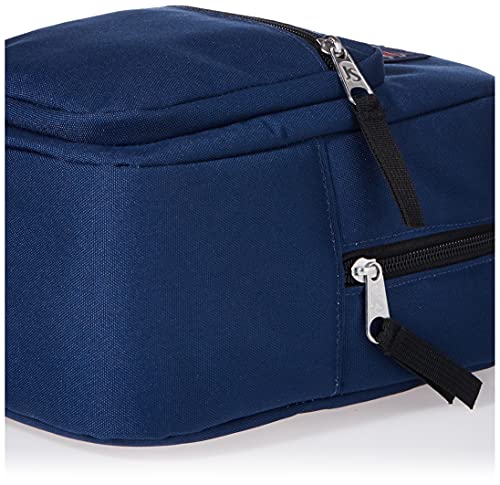 Image of JanSport Big Break Insulated Lunch Bag - Travel Cooler, Navy | Small Compact Soft-Sided Travel Cooler for Day Trips