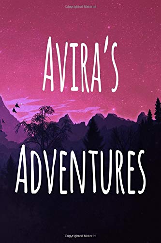 Preisvergleich Produktbild Avira's Adventures: Personalised Name Notebook - 119 Page Journal! Perfect Gift!