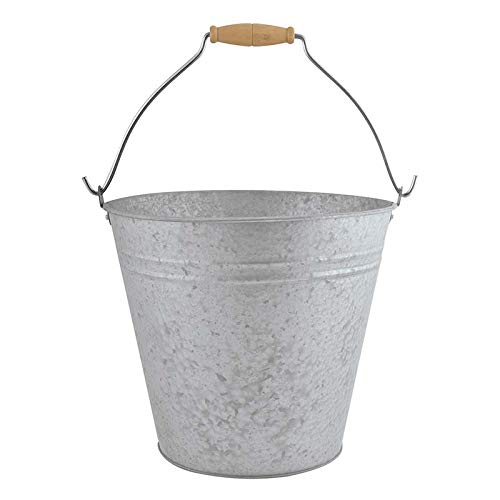 Garlivo - Cubo de zinc (9,5 L)