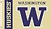 BSI PRODUCTS, INC. - Washington Huskies 3?x5? Flag with Heavy-Duty Brass Grommets - UW Football, Basketball & Baseball Pride - High Durability for Indoor and Outdoor Use - Great Gift Idea - Washington