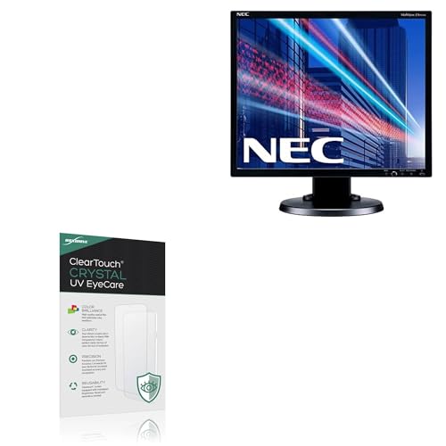 BoxWave Screen Protector Compatible With NEC MultiSync EA193MI-BK - ClearTouch Crystal Anti-UV EyeCare (2-Pack), Filters out Harmful Blue Light Reduce Fatigue