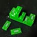 100PCS 100 Dollar Bill Bank Cash Minifigure, Green Money Tile Accessories for Building, Compatible with Lego Creative Building (100 PCS)