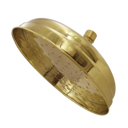 Kingston Brass K124A7 Victorian Shower Head, Brushed Brass 8 x 8 x 3