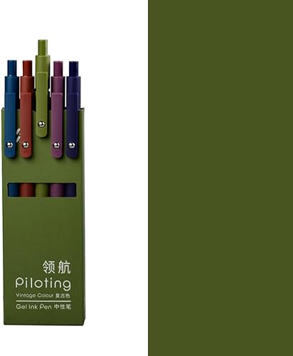 Miniatura 4 de Toshine Bolígrafos de escritura suave, bolígrafos estéticos, bolígrafos retráctiles de tinta de gel de secado rápido, punta fina de 0.020 in,