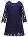 Bow Dream Flower Girl's Dress Navy Blue 5