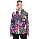 Confortable : 90 % polyester + 10 % élasthanne. La veste douce et légère pour femme est fraîche au toucher et offre une sensation spéciale pour la peau, évacue l'humidité de la peau pour un séchage rapide et un confort frais.