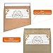 AZAZA 100 Pack A7 Brown Kraft Paper Invitation 5 x 7 Envelopes - Quick Self Seal For 5x7 Cards| Perfect for Weddings, Invitations, Baby Shower| Stationery For General, Office | 5.25 x 7.25 Inches