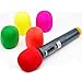 Comemela Pop Filter for Microphone Foam Microphone Covers Disposable Mic Covers for Microphones, 20Pcs Colorful Mic Windscreen Reusable Mic Foam Covers