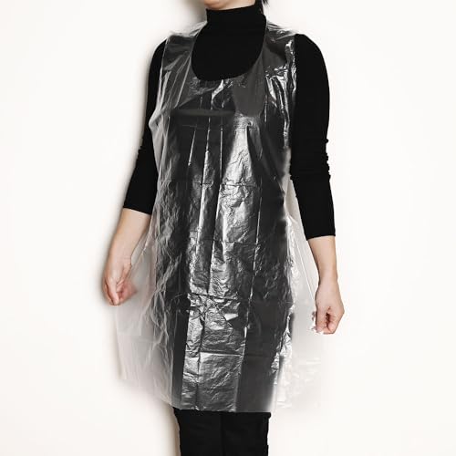 Bluelark Disposable Aprons (50 Count) Waterproof Plastic Apron For Painting thumb #2