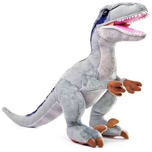 Peluche de velociraptor de 42cm para decorar el cuarto infantil y jugar