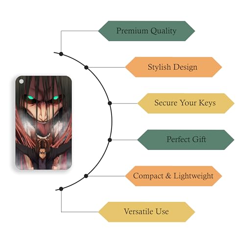 Image of Premium AOT Anime Key chains for AOT Fans, for Gifting, Bike, Scooty, Car Key Chain