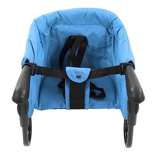 Cadeira Alta de Mesa, Cadeira Dobrável Compacta Com Gancho, para Bebês de 6 a 36 Meses (Azul)