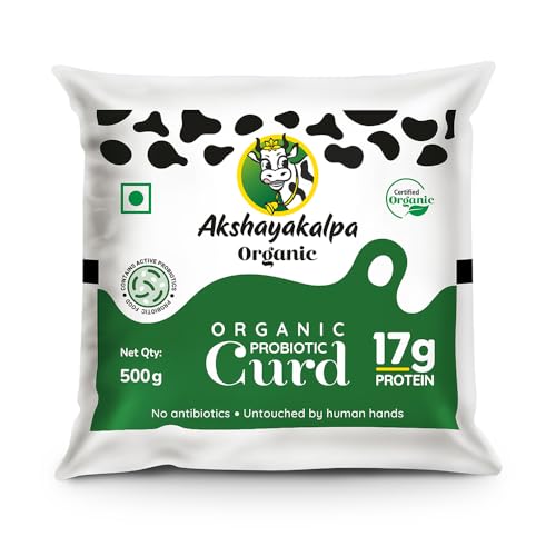 Akshayakalpa Organic Probiotic Curd - 500gm.