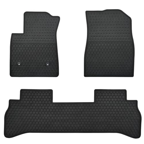 Matericuo Car Floor Mats Custom Fit for Chevy Trailblazer FWD Only 2021-2026 Black Chevrolet Rubber Auto Liner Mats All Weather Protection Odorless