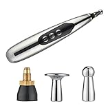 Bolígrafo De Masaje, Bolígrafo De Masaje De Acupuntura Recargable, Dispositivo De Acupuntura De 3/5 Cabezas, Bolígrafo De Acupuntura Electrónico Meridian Energy para Terapia De Alivio del Dolor