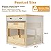 Gsskny Pull Out Cabinet Organizer, 17''W×21''D Sliding Drawers for Cabinets, 2 Tier Soft Close Slide Out Wooden Pull out Drawers, Base Cabinet Organization for Kitchen, Pantry, Bathroom