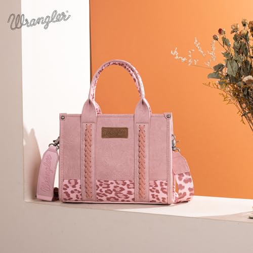 Image of Montana West x Wrangler Tote Bag for Women Western Cow Print Purse Designer Top Handle Handbags