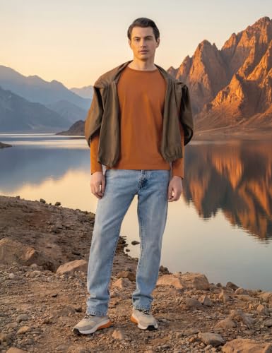Image of Symbol Premium Men's Super Soft Cotton Stretch Full Sleeve T-Shirt | Regulat Fit | Available in Plus Sizes