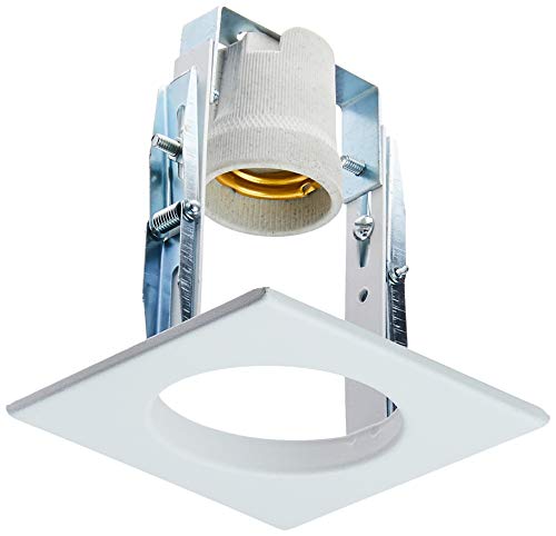 Spot Embutir Quadrado Branco, Attena, 5001 BR, Branco