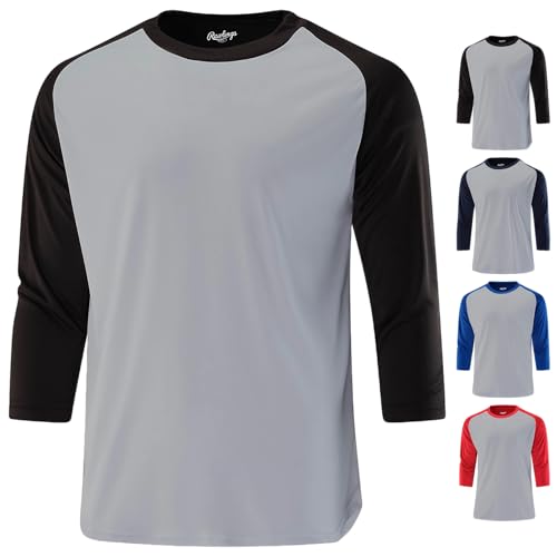 Vêtement de baseball manches 3/4 homme training athlétique multicolore