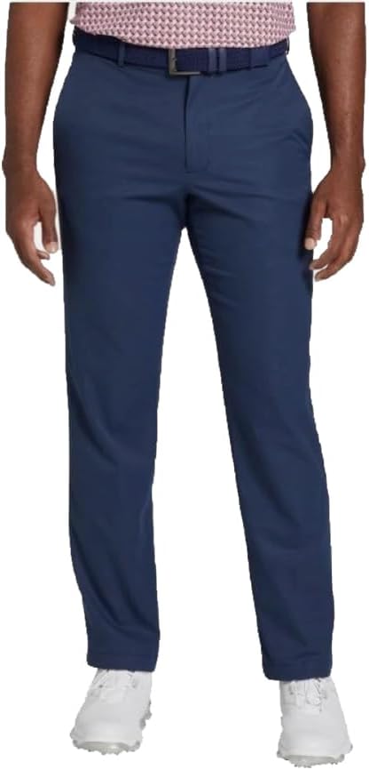 Walter Hagen Men's Big & Tall Performance 11 Majors Core Golf & Everyday Use Stretch Pants, (US, Waist Inseam, 44, 32, Regular, Regular, Navy)
