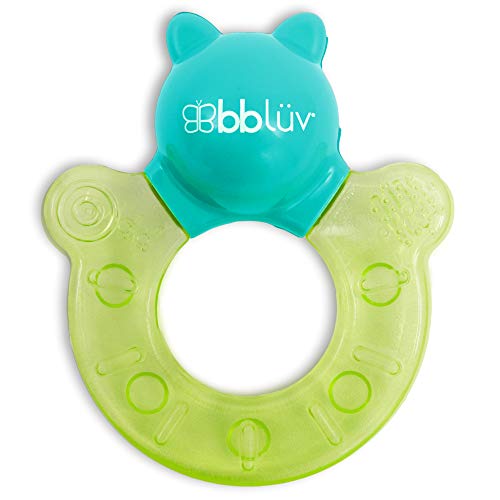 Image of bbluv - Gumi - Chillable Textured Teething Toy (Owl, Lime)