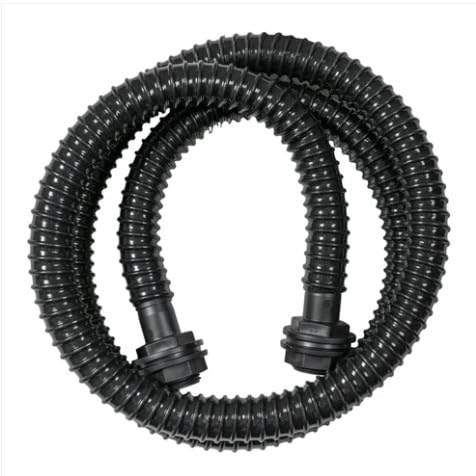 1/2" Water Butt Linking Kit with 4m Corrugated Hose - Hose, Connector, Nut & Washer for Garden & Water Systems
