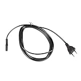 ✅ Farbe: Schwarz Mextronic Netzkabel 3 m Eurostecker 300SW C7 auf 2-pin Euro Doppelbuchse schwarz