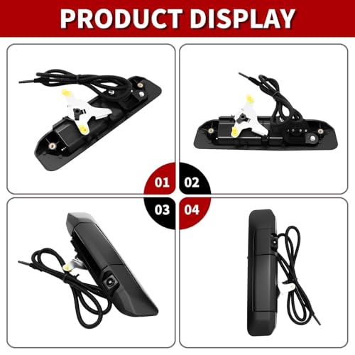Image of Nakkaa Tailgate Handle Rear View Backup Camera Compatible with Tacoma 2005-2014 Tailgate Door Handle with Replacement Parking Cameras 6909004020