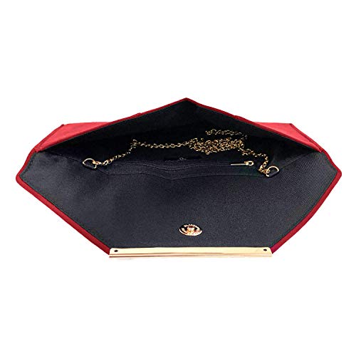 Image of JNB Faux Microsuede Envelope Clutch