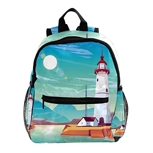 Sac à dos enfant en forme de phare idéal pour les sorties de vacances