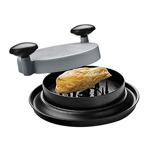 ShredMachine, Alternative to Bear Claws Meat Shredder, Meat Shredding Tool with Handles and Non-Skid Base for Pulled Pork Chicken Beef Food (Black)