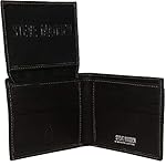 Steve Madden Men's Slim Leather Wallet with Extra Capacity Attached Flip Pockets - Image 4