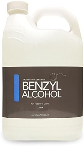 Benzyl Alcohol Gallon USP Grade in Sterile Plastic Bottle (BPA Free)