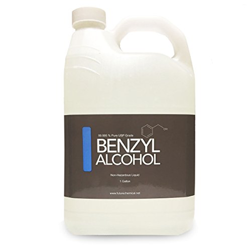 Benzyl Alcohol Gallon USP Grade in Sterile Plastic Bottle (BPA Free)