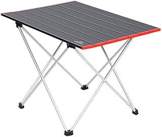 Sportneer Camping Table Folding Table, Portable Lightweight Aluminum Table Top, 3 Size Dining Table Prefect for Dining, Cutting, Cooking, Picnic, Outdoor, Beach, Hiking, Fishing