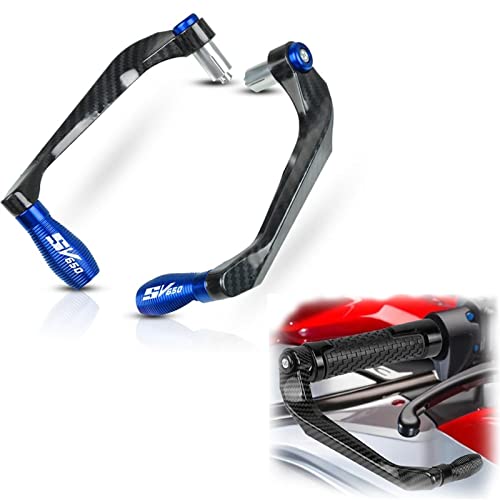 Protège-mains de moto Suzuki SV 650 S garde levier frein embrayage turquoise
