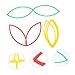 ARTIBETTER 9 Pcs Math Set Circles Flexible Math Sets Plastic Circles Learning Random Color