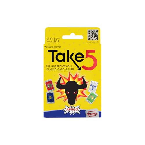 Image of Amigo Take 5 Card Game | Fun Family Strategy Game for Kids & Adults | 2-10 Players | Age 8+ | Party & Travel Game