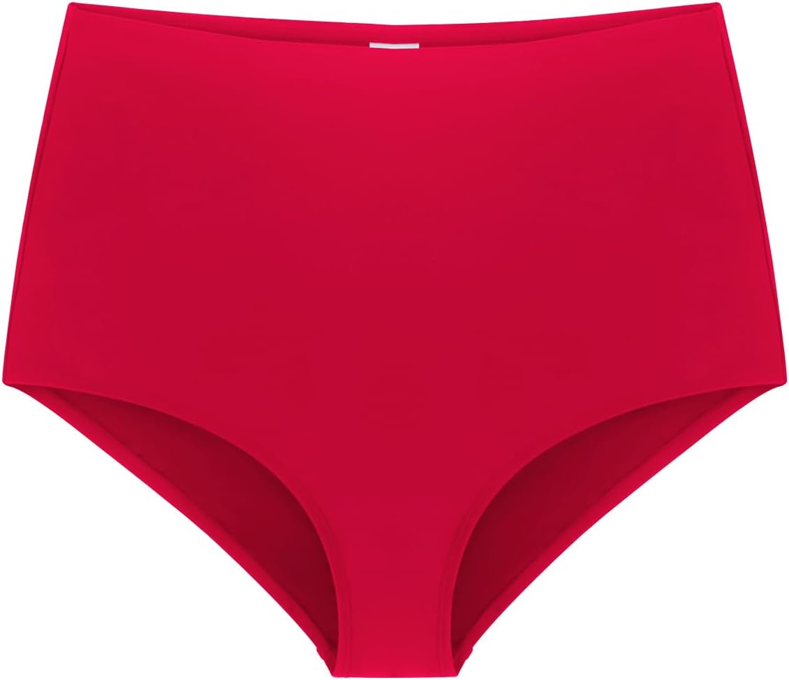 RELLECIGA Women's High Waisted Bikini Bottom Full Coverage Tummy Control Swimsuit Bottoms