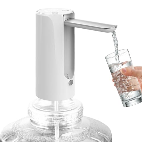 Wasserflaschen Pumpe, Automatische Trinkwasserpumpe, Elektrischer Wasserspender Wasserpumpe, 3 Stufen Quantitativer, Pumpe Für Wasserflasche USB Wasserflaschenspender Für Home Office Küchen Camping Wasserflaschen Pumpe, Automatische Trinkwasserpumpe, Elektrischer Wasserspender Wasserpumpe, 3 Stufen Quantitativer, Pumpe Für Wasserflasche USB Wasserflaschenspender Für Home Office Küchen Camping