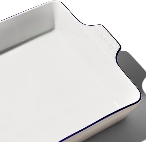 Miniatura 2 de Made In Utensilios de cocina - Plato rectangular para hornear - Verde oliva - Cerámica hecha a mano - Utensilios para hornear profesionales - Made